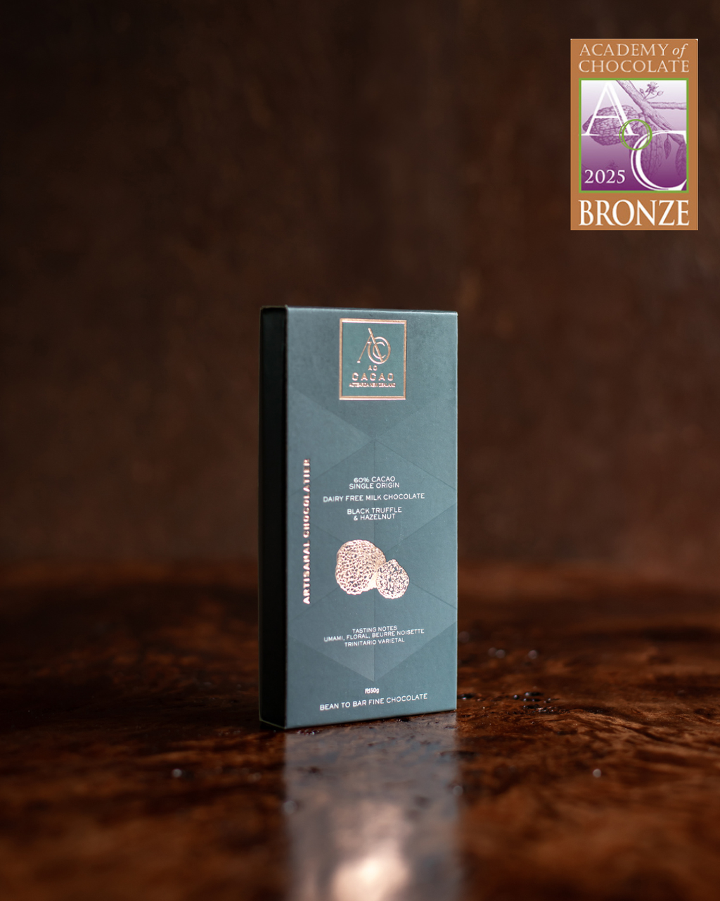 Pae Tiakarete 60% Harore Pango me te Hazelnut