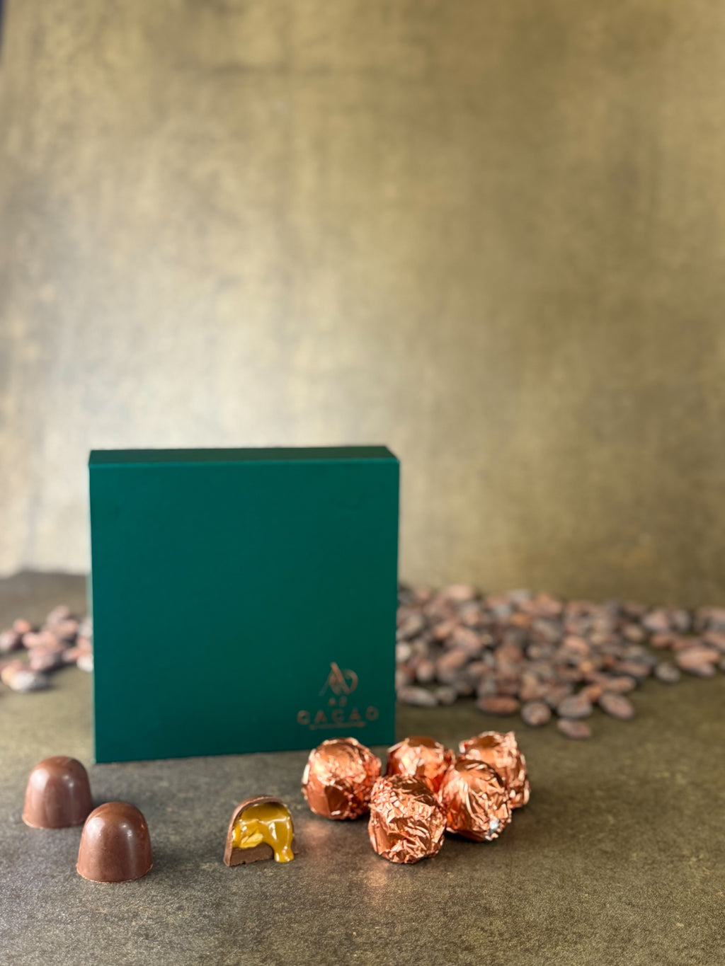 Salted Caramel Hazelnut Milk Chocolate Pralines 16 piece box PRE ORDER