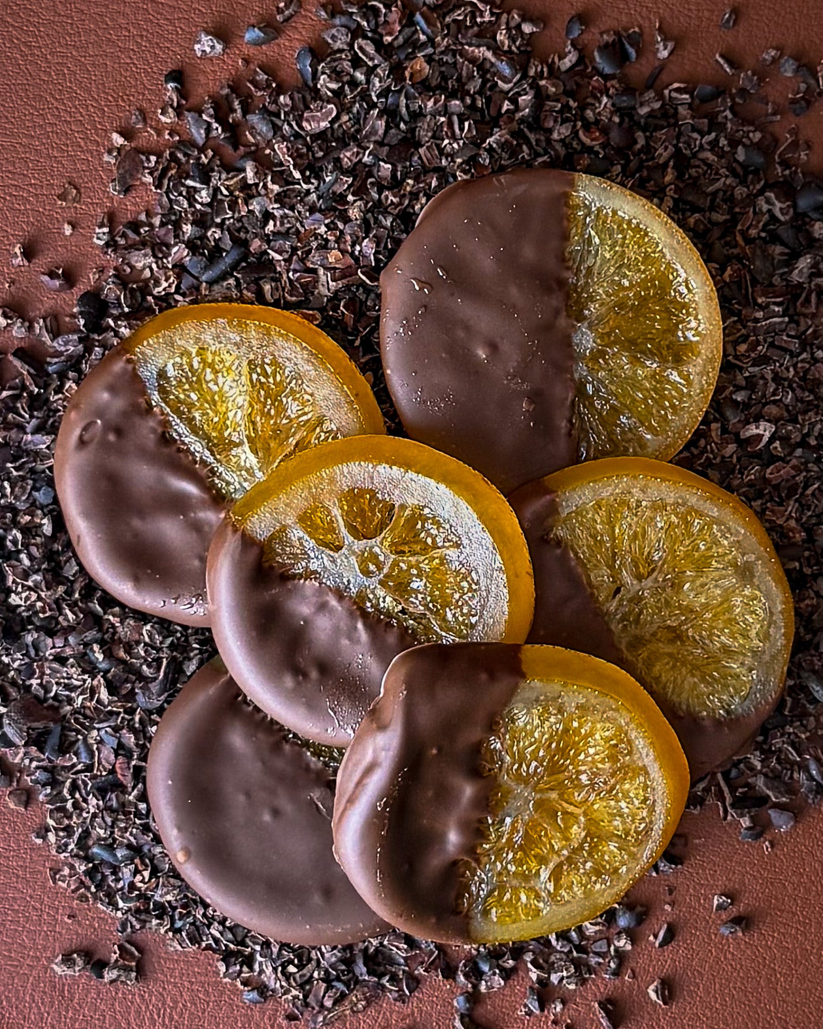 House Confit Orange Slices in Chocolate