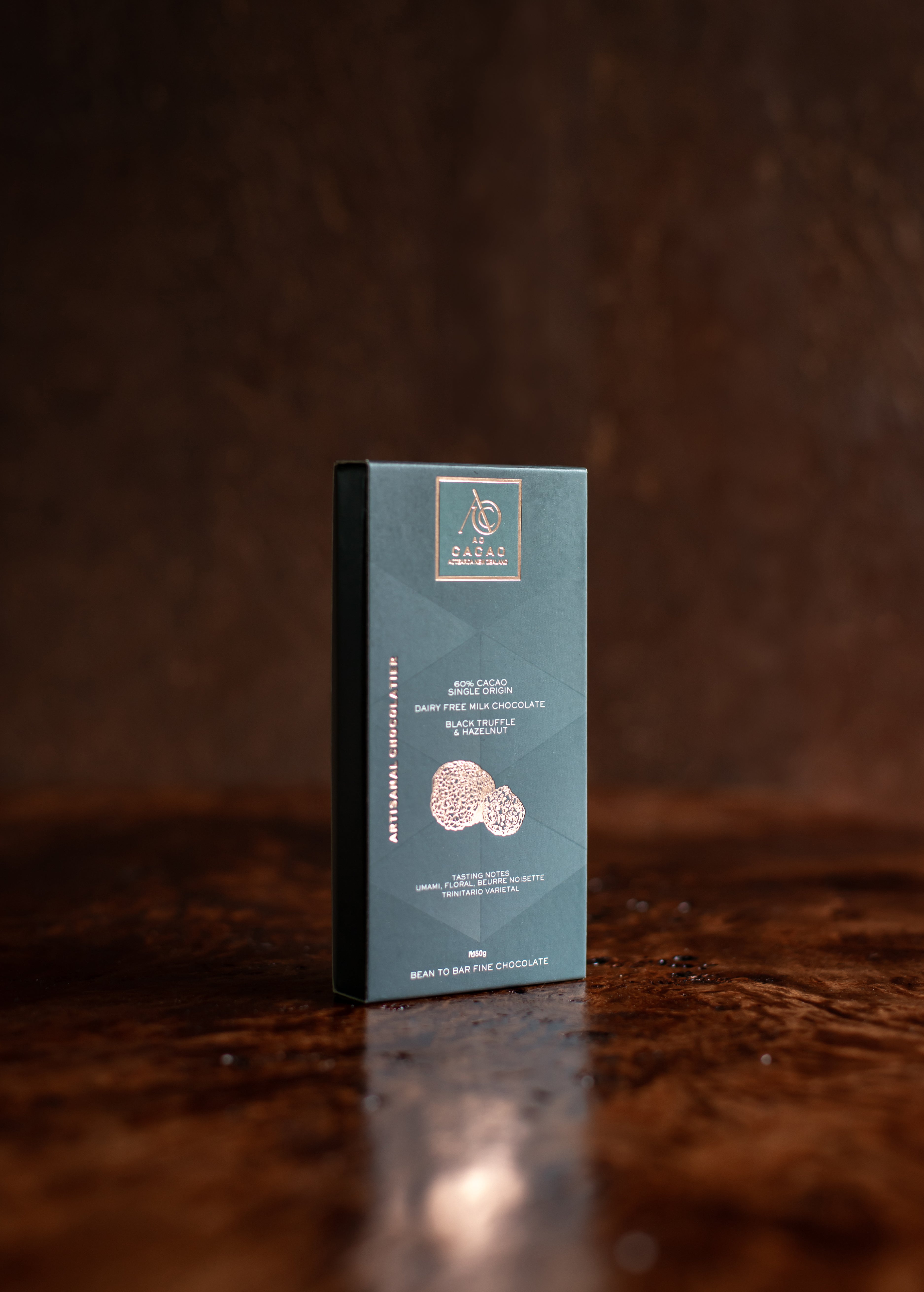 60% Black truffle Hazelnut Chocolate